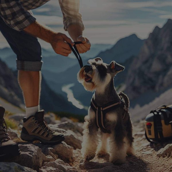 Comment initier un Schnauzer nain à la randonnée en montagne de façon sécuritaire?